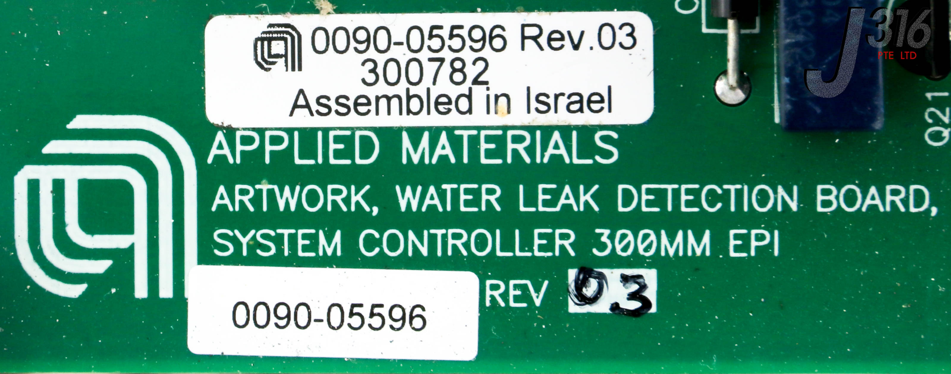 26575 APPLIED MATERIALS PCB, ARTWORK, WATER LEAK DETECTION BD 0090